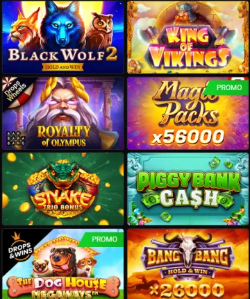 Jogos WinWin populares: Black Wolf, King of Vikings